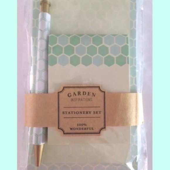 Stationery Set Pen List Pad Sticky Notes Honeycomb Hexagon Planner Accessories - Picture 2 of 3